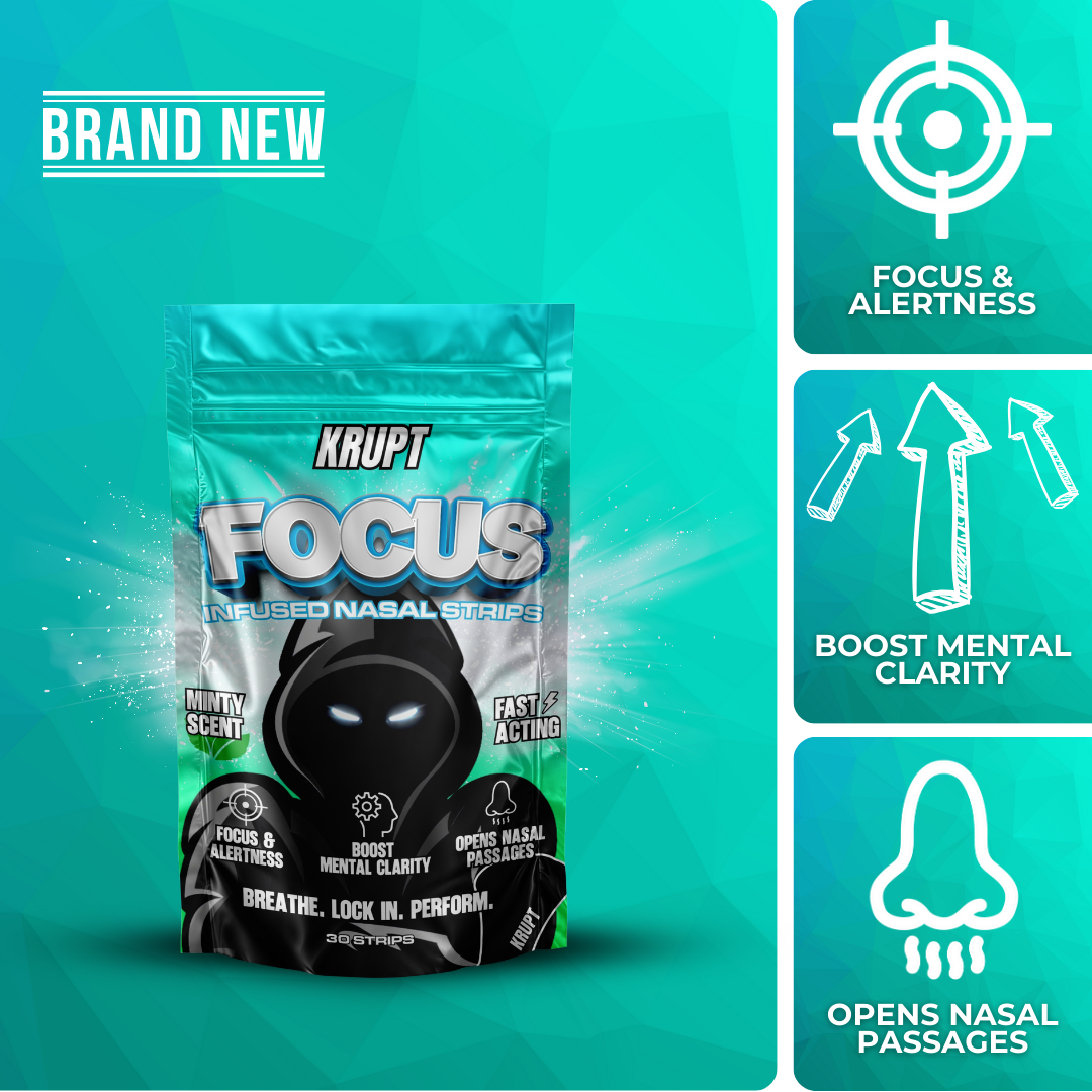 "FOCUS" Scented Nasal Stripz