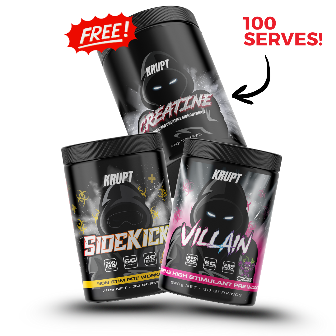 SUPER VILLAIN + FREE 500g CREATINE