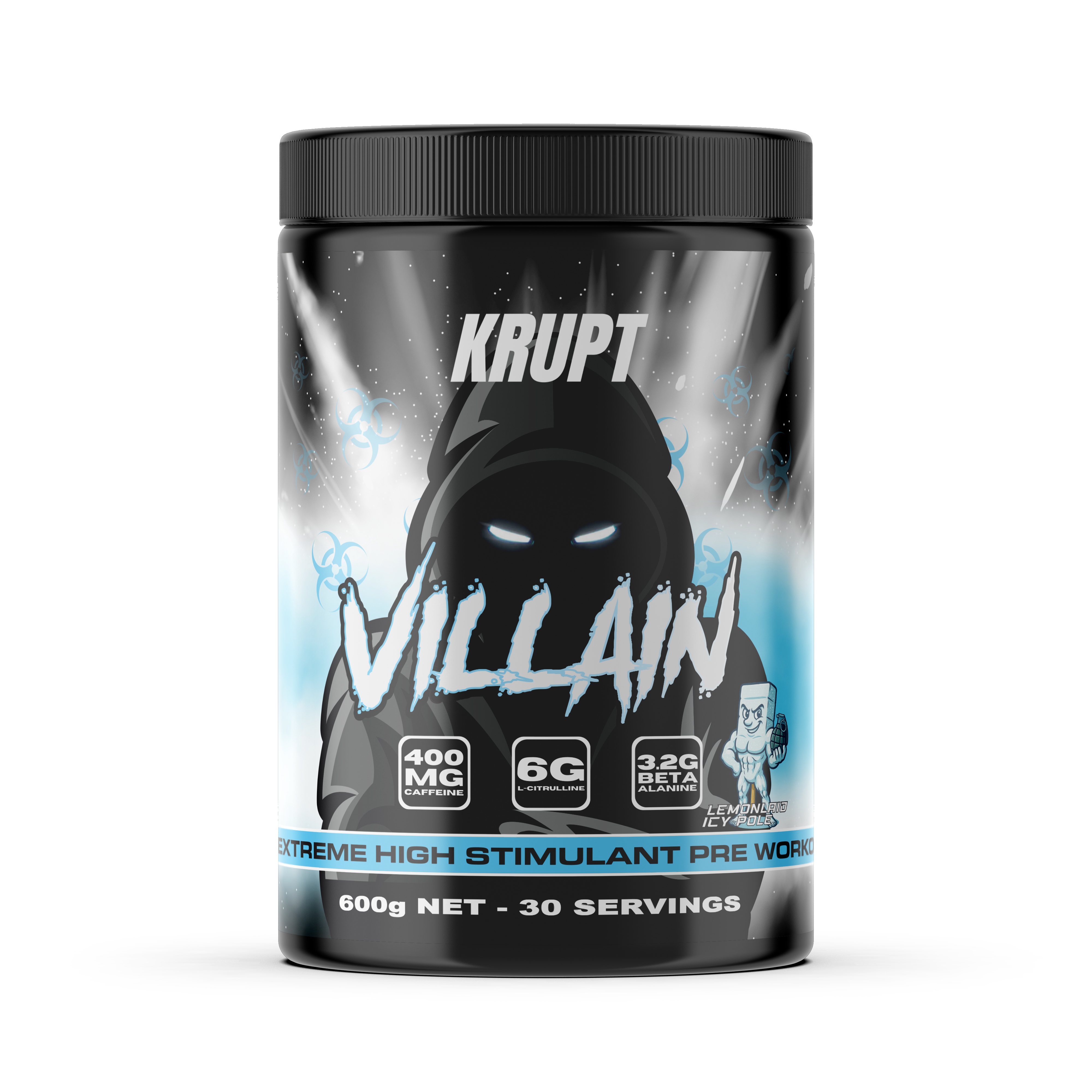 VILLAIN Pre-Workout + FREE 500g CREATINE