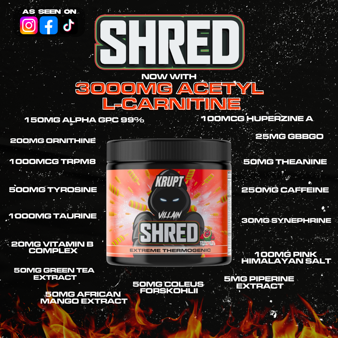 Villain SHRED *NEW* Krupt Supps Villain SHRED *NEW* Krupt Supps