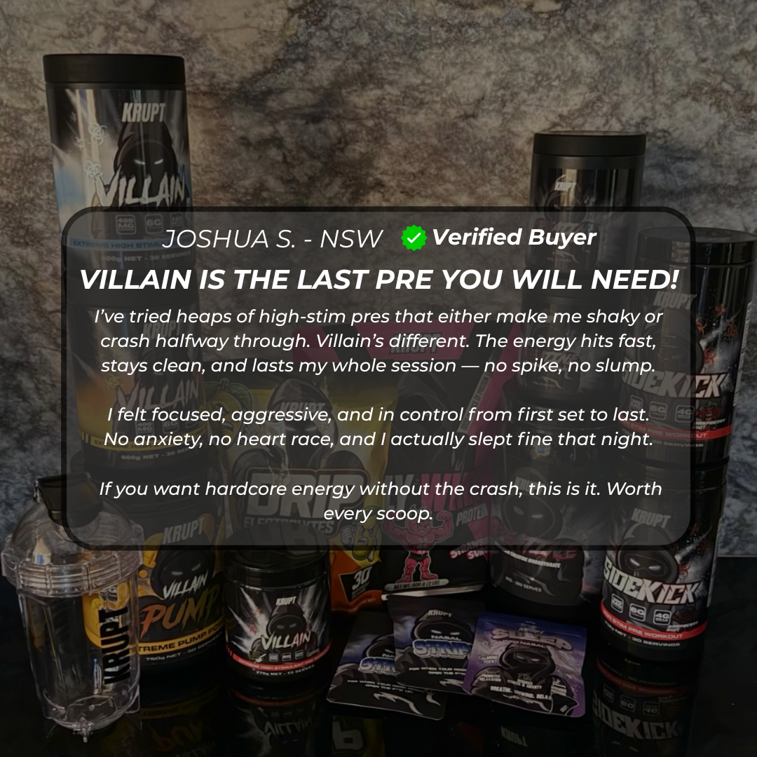 VILLAIN Pre-Workout